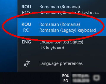 tastatura Romanian Legacy